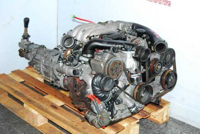 JDM 13B TT RX7 FD Engine & 5 Speed Transmission 