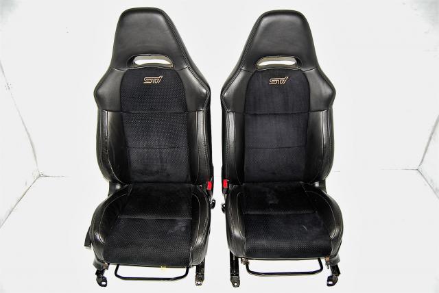 JDM Subaru WRX STi Version 9 Limited Edition Leather Seats with SRS Airbag, A-Line GD GG 02-07