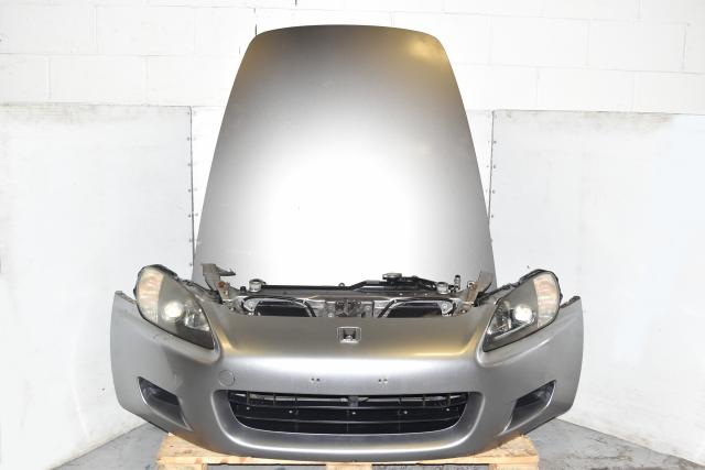 Used Honda JDM S2000 AP1 2000-2003 Autobody Nose Cut with Hood, Fenders, Front Bumper, Rad Support & Headlights
