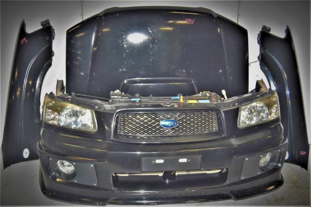 Used Subaru Forester 2003-2005 SG5 XT Nose Cut with Fenders, Foglights, Headlights & Rear Bumper for Sale