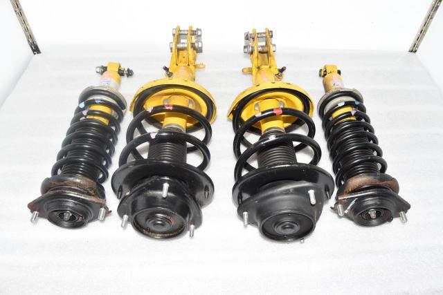 Used Subaru Legacy 2009-2014 Yellow JDM Bilstein Replacement BRG Front & Rear Suspensions for Sale