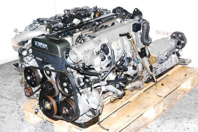 JDM 2JZ GTE Twin Turbo Motor JZS147 Aristo Engine and automatic Transmission 
