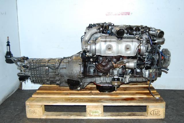 JDM 2JZ GTE JZA80 Supra Engine 6 Speed Getrag transmission 