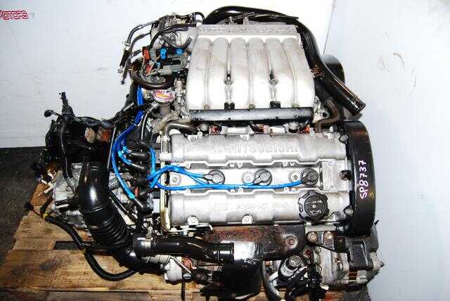 JDM 6G72 Twin Turbo Engine, 5 Speed Getrag Transmission 