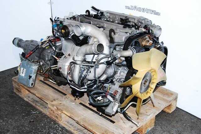 JDM Toyota 1JZ GTE VVTi Engine, Automatic transmission Wiring ECU 