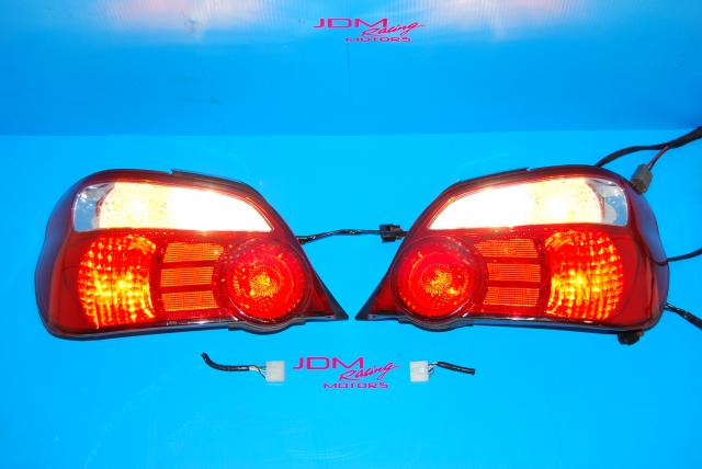 JDM Ver 8 Subaru Impreza WRX STI Tail Lights, 2004-2005