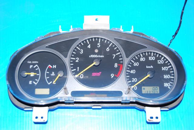 Subaru WRX STi 2001-2002 v7 Manual Gauge Cluster (km/h)