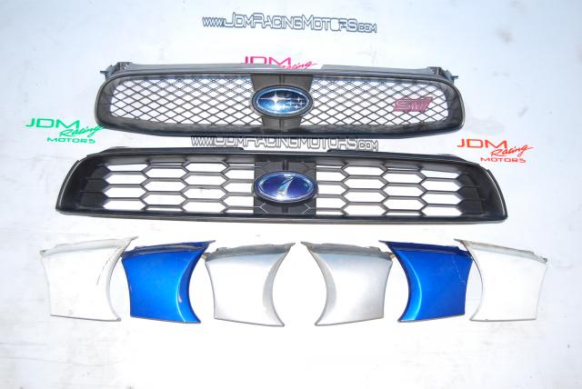 JDM Subaru STI Ver 7, Ver 8 Bumper Grill, Side trims