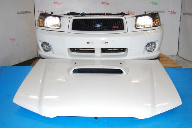 Used JDM Subaru Forester STi Nose Cut, SG5 Cross Sport bumper, HID Headlights & Fenders