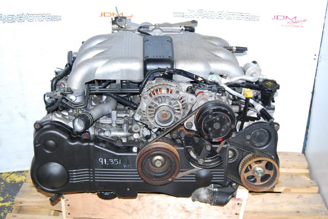 Subaru SVX 1992-1997 EG33 Motor, Twin Throttle H6 DOHC 3.3L Engine