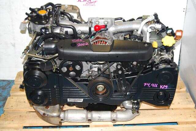 Impreza WRX 2002-2005 EJ205 AVCS Turbo Engine, 2.0L Quad Cam EJ20T DOHC Motor