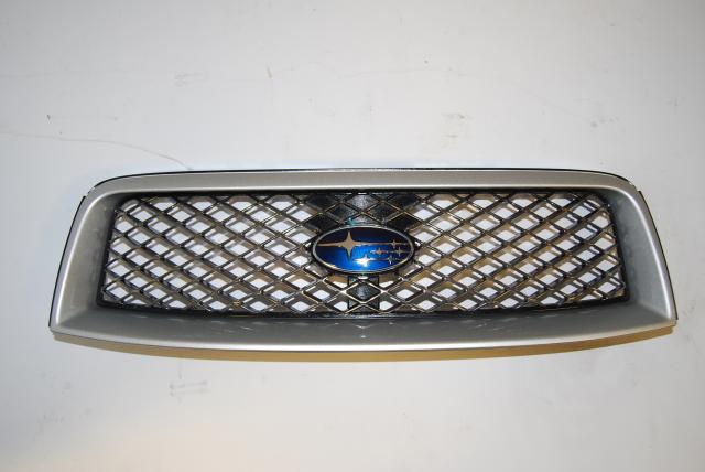 Subaru Forester SG Front Grill, SG5 SG9 Silver upper Grille JDM 03-05 Cross Sport