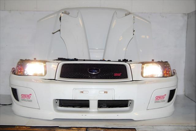 Subaru Forester STi Nose Cut For Sale, 2003-2005 Complete Front End Conversion, SG Fenders, HID Headlights, Bumper, Hood & Hood Scoop
