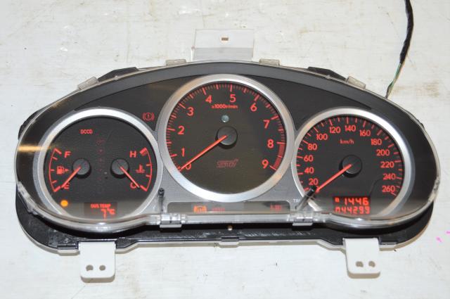 JDM Subaru STi 2004-2007 MT DCCD Version 9 Speedometer Cluster Assembly For Sale