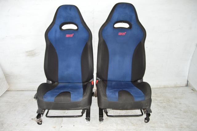 JDM Subaru WRX STI Front Seats Ver9 V9 06-07 GD HawkEye For Sale 