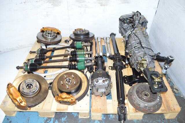 JDM TY856WB6KA 6 Speed Complete Transmission Swap with Brembo Calipers, 5x114 Hubs, 4 Corner Axles & Rear 3.9 Final Drive Differential For Sale
