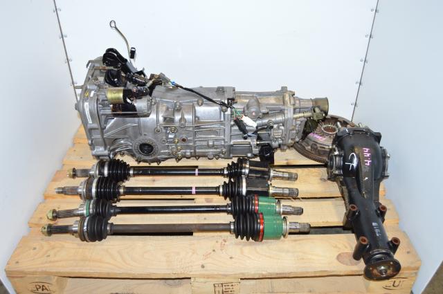 Impreza WRX Replacement 5 Speed Transmission, JDM TY754VB5AA 5MT with 4.444 Rear Diff & Axles For Sale