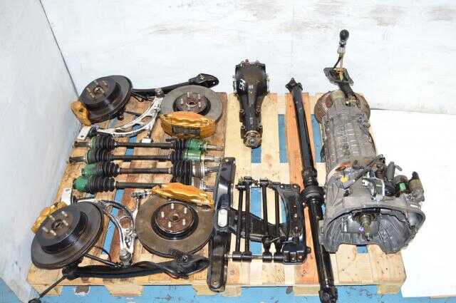 JDM Version 7 STi 2002-2007 TY856WB1CA Front LSD 6 Speed Transmission Package with 5x100 Setup For Sale