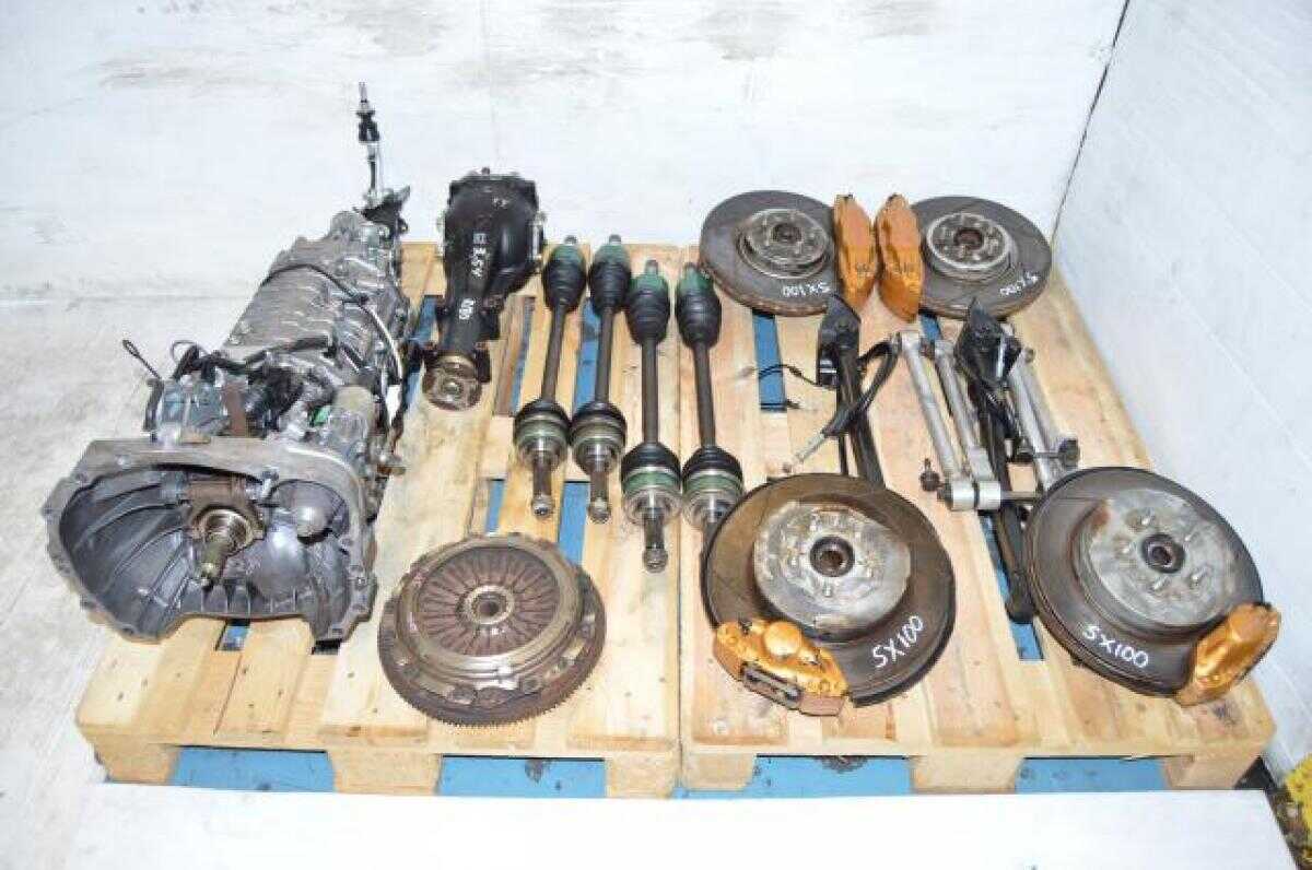 JDM Version 9 STi TY856WB8KA Complete 6 Speed Swap 2002-2007 with R180 3.54 Diff, 5x100 Hubs & JDM Axles For Sale