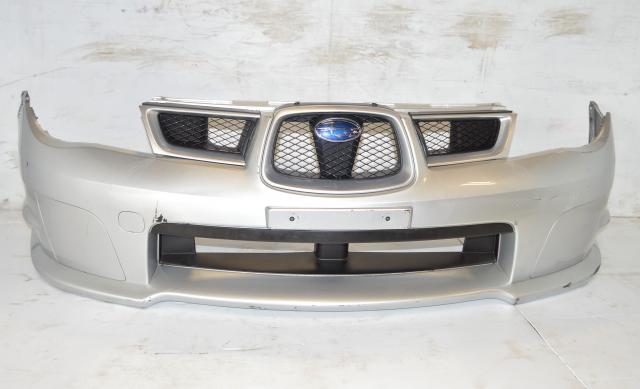 Used Subaru Version 9 2006-2007 Hawkeye Wagon Silver Front Bumper Cover Shell For Sale