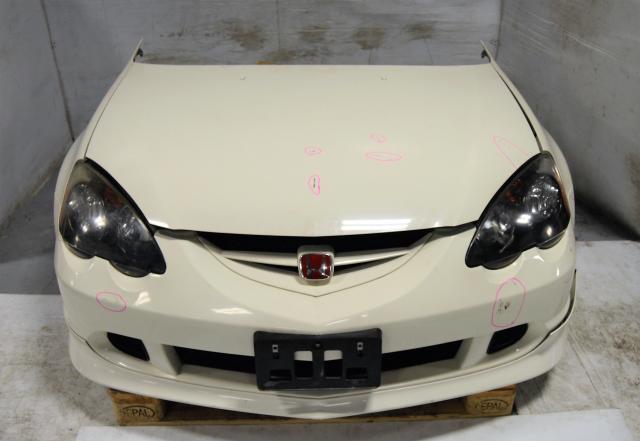 Used Jdm Acura Rsx Type R Front End Dc5 Type R Hid Headlights Oem Hood Lip Nose Cut