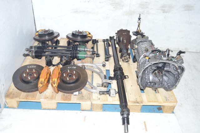 JDM Version 8 TY856WB3KA DCCD 5x100 6MT Package with Axles, R180 Rear Differential, Rear Crossmember,  Front Aluminum Control Arms For Sale (including DCCD Pro Controller)
