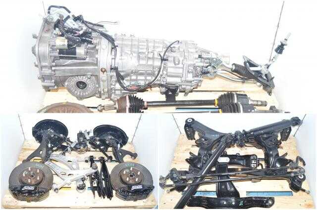 Subaru GRB STi 2008-2014 6-Speed Manual JDM TY856UB1KA Transmission with R180 Torsen Differential & 5x114.3 Hub Assembly