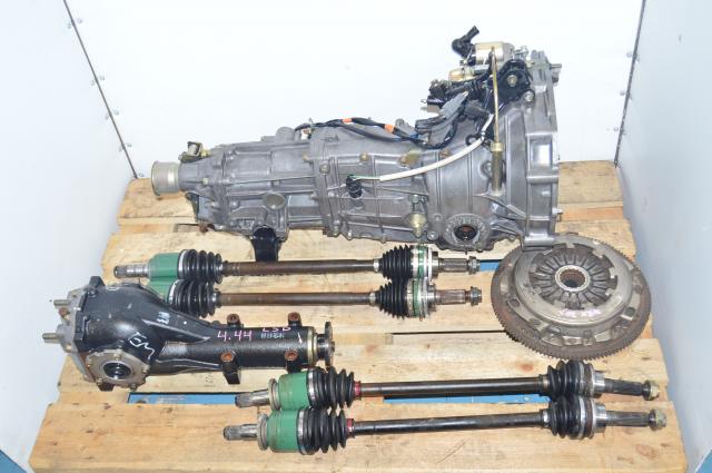 Subaru WRX 2002-2005 JDM 5-Speed Transmission Swap with LSD Rear Differential, 4 Corer Axles, Flywheel & Pressure Plate For Sale