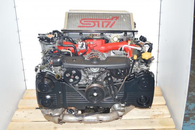 JDM 2002 2003 V7 STI EJ207 Version 7 Engine Forged Internals VF30 Turbo DOHC Single Scroll Motor Swap