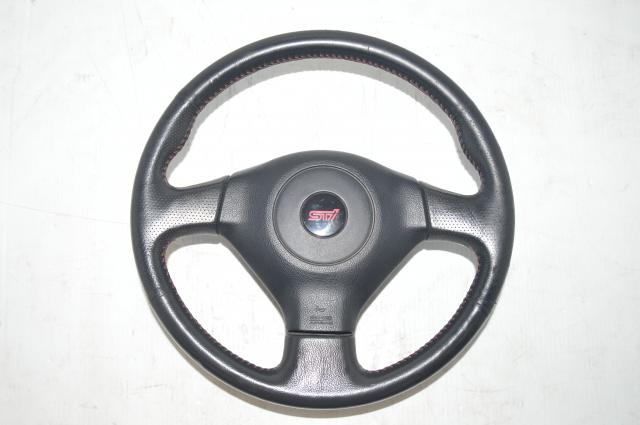 Subaru WRX STI Version 9 Black Steering Wheel for 2005-2007
