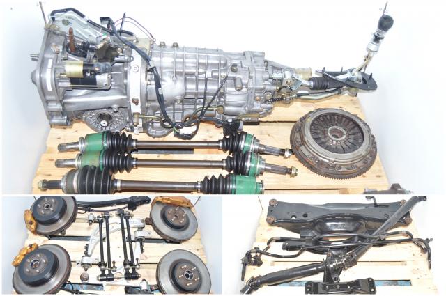 JDM Subaru TY856WB1AA Version 7 Non-DCCD Transmission Swap for Sale with 5x100 Brembo & Hub Assembly for Sale