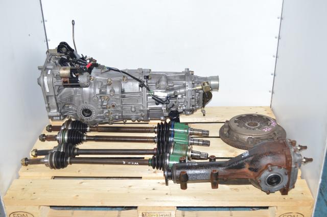 JDM Subaru 5-Seed WRX 2002-2005 Pull-Type Transmission Swap for Sale with 4.444 LSD Differential