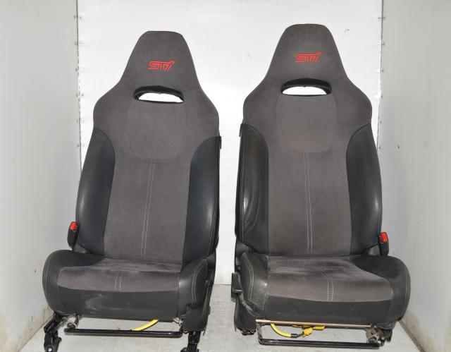 2008-2014 GR STI JDM Grey Suede Alcantara Seats 