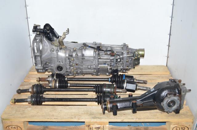 TY757VBAAB JDM 5-Speed Transmission Replacement Package with Axles & Rear 4.11 LSD for Subaru Impreza WRX 2008+
