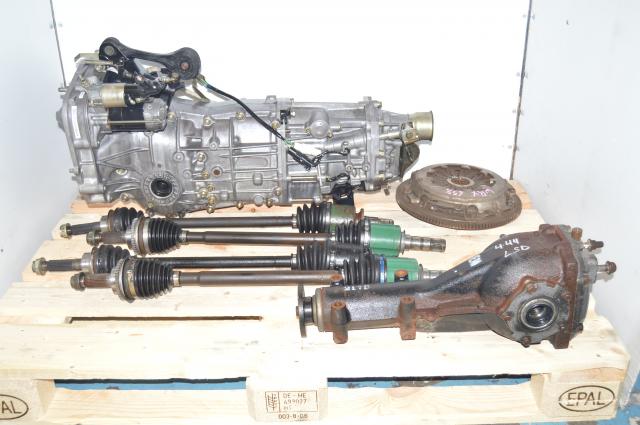 Subaru JDM 5MT Replacement Swap for WRX 2002-2005, 5-Speed Manual Transmission Package with 4.444 LSD Differential