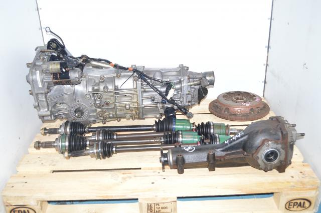 2002-2005 JDM Subaru WRX 4.44 Transmission Package (5MT Transmission, Axles, Rear Diff)