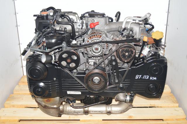 JDM Subaru EJ205 Engine with TF035 Turbocharger for Sale with AVCS & TGV Delete WRX 2002-2005