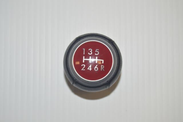 2008-2019 WRX STI Weighted Transmission Shift Knob for 6MT Subaru Transmissions Red H Pattern