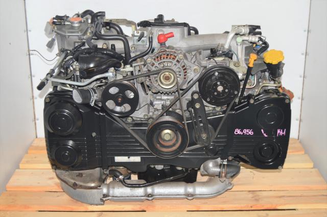 JD Subaru WRX EJ205 TGV Delete AVCS Engine for Sale, 2002-2005 GD MT DBC 2.0L DOHC Motor with TF035 Turbocharger