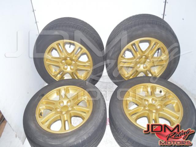 Subaru Forester 16x6.5 Gold SG5 XT Wheels & Tires for 5x100 Applications 