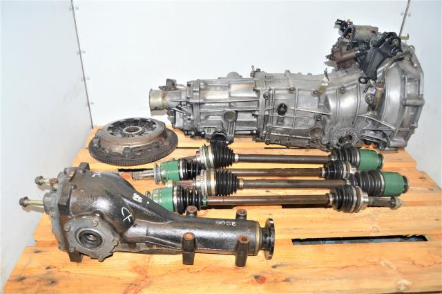 WRX 2002-2005 JDM 5 Speed Manual GD Transmission with Axles, Clutch & Rear 4.444 Differential