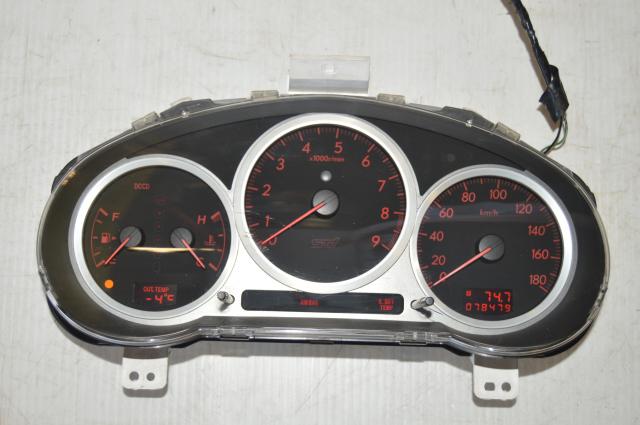 Subaru WRX STI Version 8 Instrument Cluster Speedometer w/Opening Sweep & Shift Light For 2002-2007 For Sale