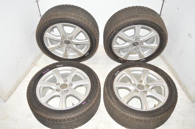 Manaray Sport Eurospeed 16 Wheels w/Bridgestone Blizzard Revo 2 Winter Tires 