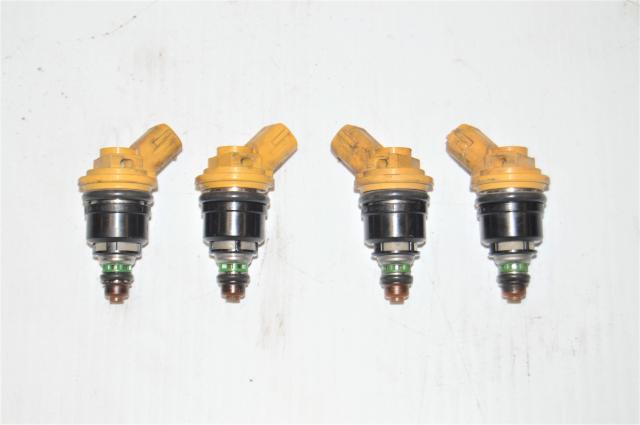 JDM Subaru A46-00 550cc Yellow Side Feed Injectors, GC8 STi, Legacy, Baja, Forester, Impreza 16600AA170