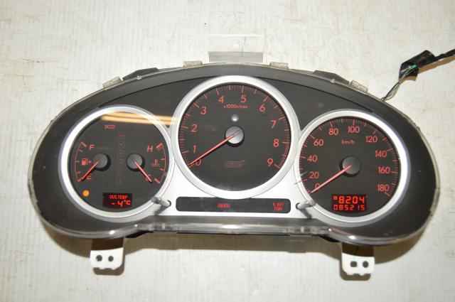 Used Subaru Version 8 180 KM/h DCCD Manual Instrument Gauge Cluster Assembly for Sale