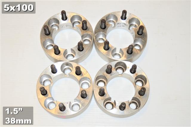 Used JDM Subaru 5x100 1.50 inch / 38mm Hubcentric Wheel Spacers for Sale