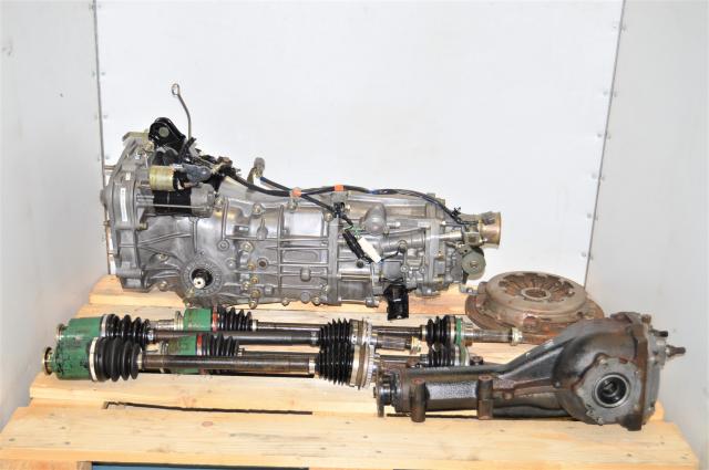 WRX 02-05 Replacement JDM Rear LSD 4.444 & 5 Speed Manual Transmission with Axles & Clutch Assembly for Sale