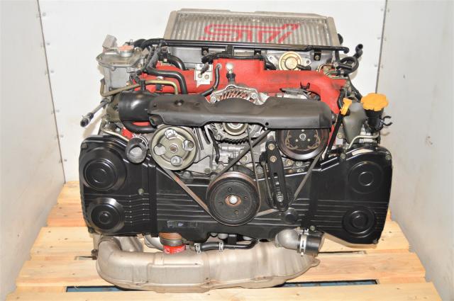 Used DOHC AVCS Version 9 Subaru STi 2002-2007 Twin Scroll EJ207 Engine with Intercooler & ECU for Sale