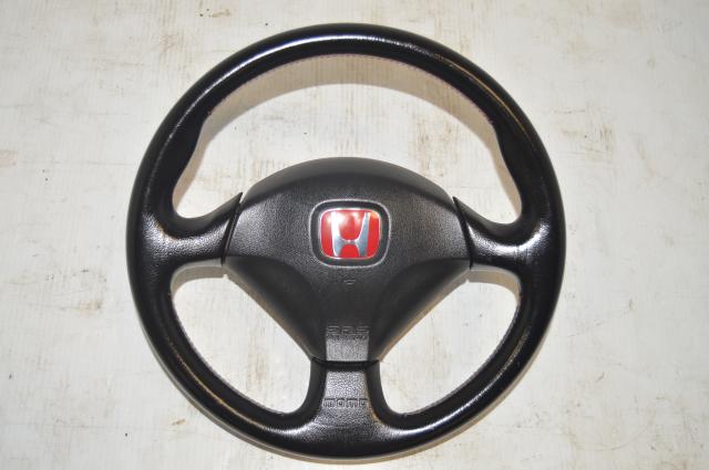 Used JDM Acura Integra DC5 Type-R OEM Steering Wheel Assembly for Sale