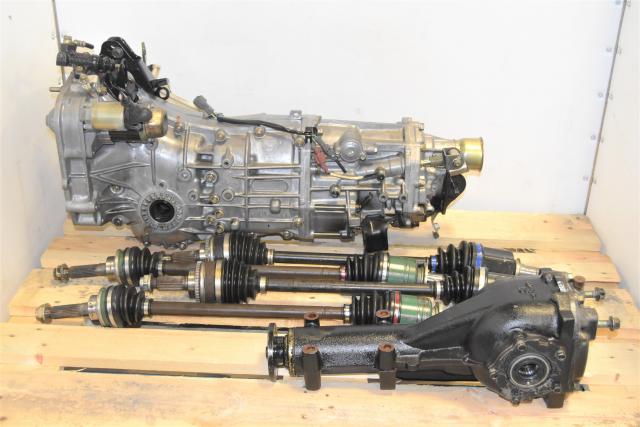 Used WRX 2006-2014 5-Speed Manual Transmission with 4.444 Final Drive & Matching Rear Differential for Sale
